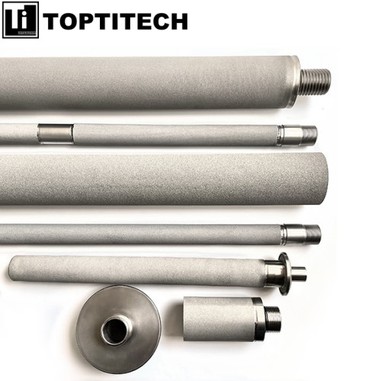 Sintered porous titanium filter element Sintered porous titanium filter element