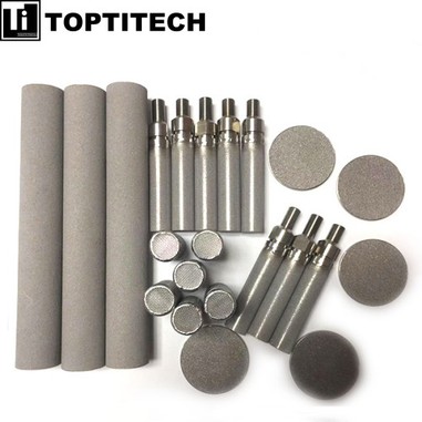 Sintered porous titanium filter elements Sintered porous titanium filter elements